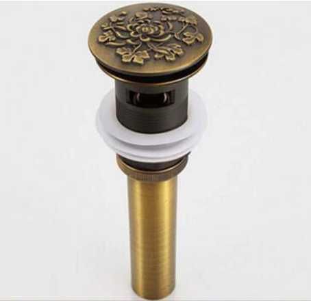 Sifon chiuveta, alama, bronz antic, auriu antichizat