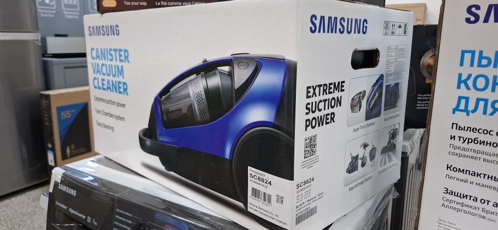 Samsung Контейнерный пылесос RAMBO с технологией Twin Chamber™,