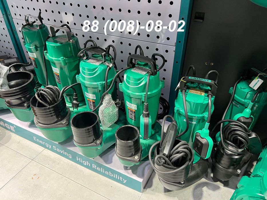 Погружной дренажный глубинный насос QDX80-6 (2,2 кВт) SAAB