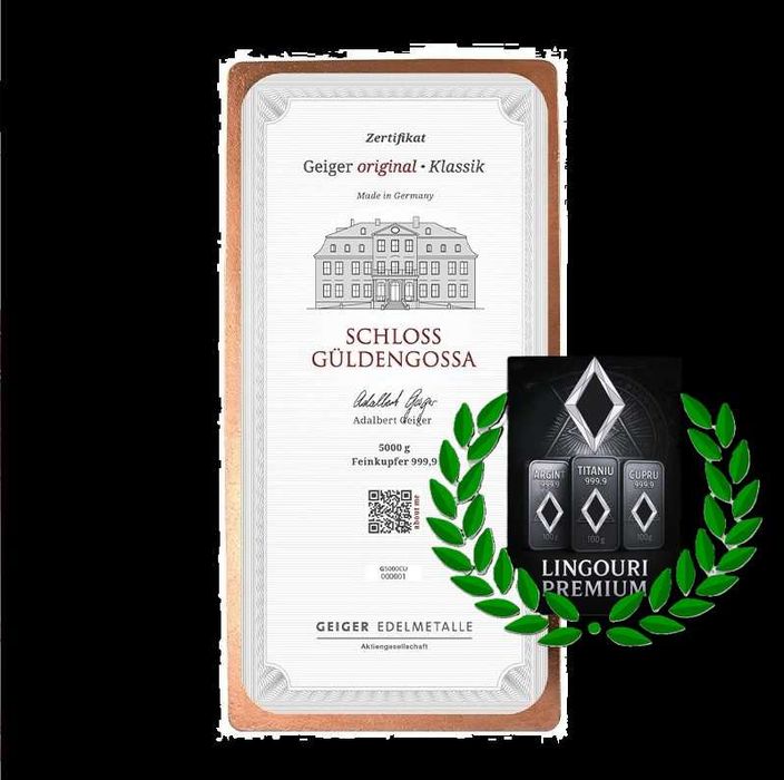 Lingou Lingouri De Cupru Rare : Geiger 999.9 | High Quality | 5000g