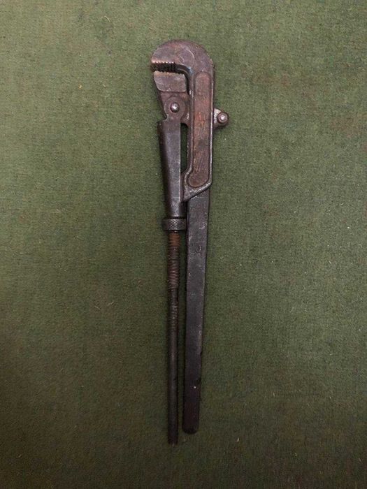 Советский разводной газовый ключ 10 номер в идеальном состоянии