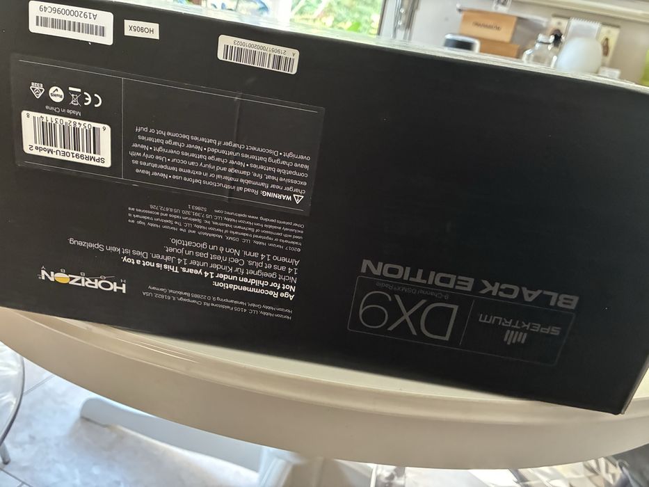 Radiocomandă Spektrum DX9 Black Edition - 9 Canale DSMX (Mode 2) / Cutie completă
