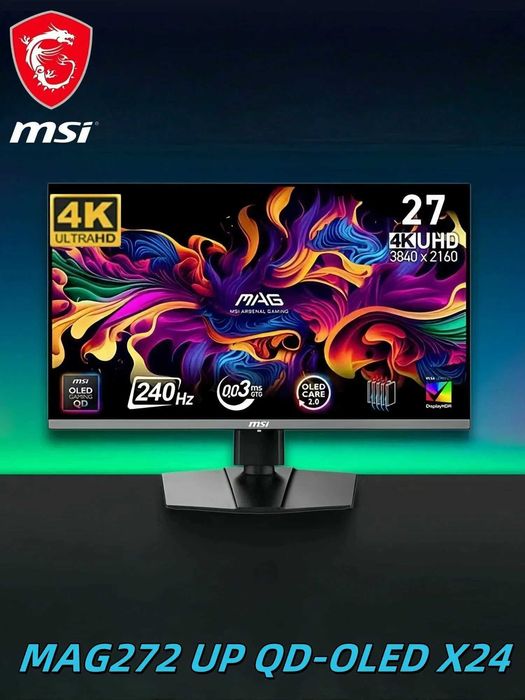 Mонитор MAG 272UP QD-OLED 4K 240HZ