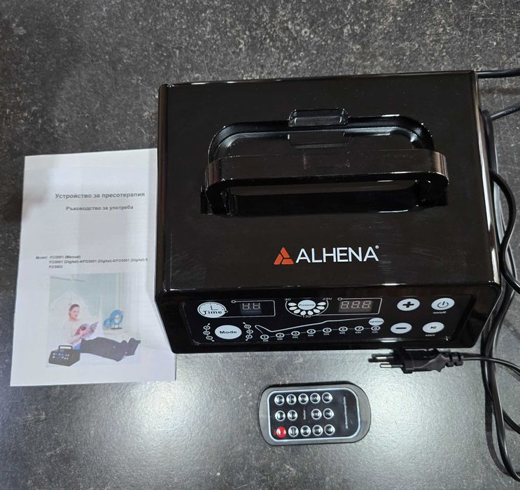 Апарат за пресотерапия, лимфен дренаж, за крака, 8 камери, 6 режима