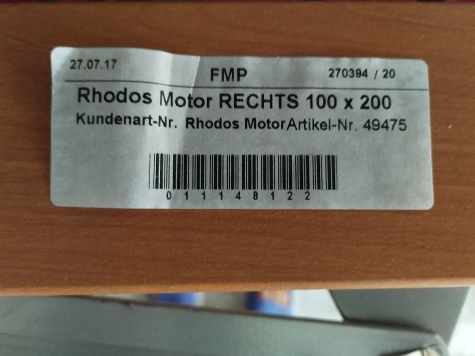 Somiera electrică cu telecomanda 200x100