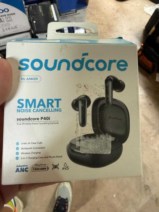 Casti In-Ear Anker Soundcore P40i, Wireless, Bluetooth 5.3, Adaptive Noise Cancelling, IPX5