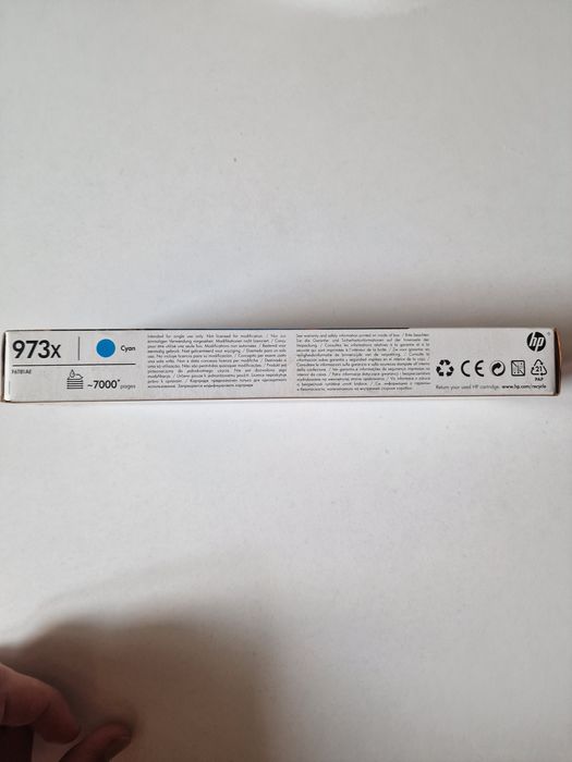 Тонер HP PageWide 973x, цвят Cyan
