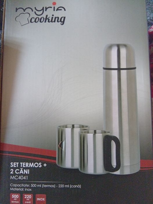 Termos și 2 căni.
