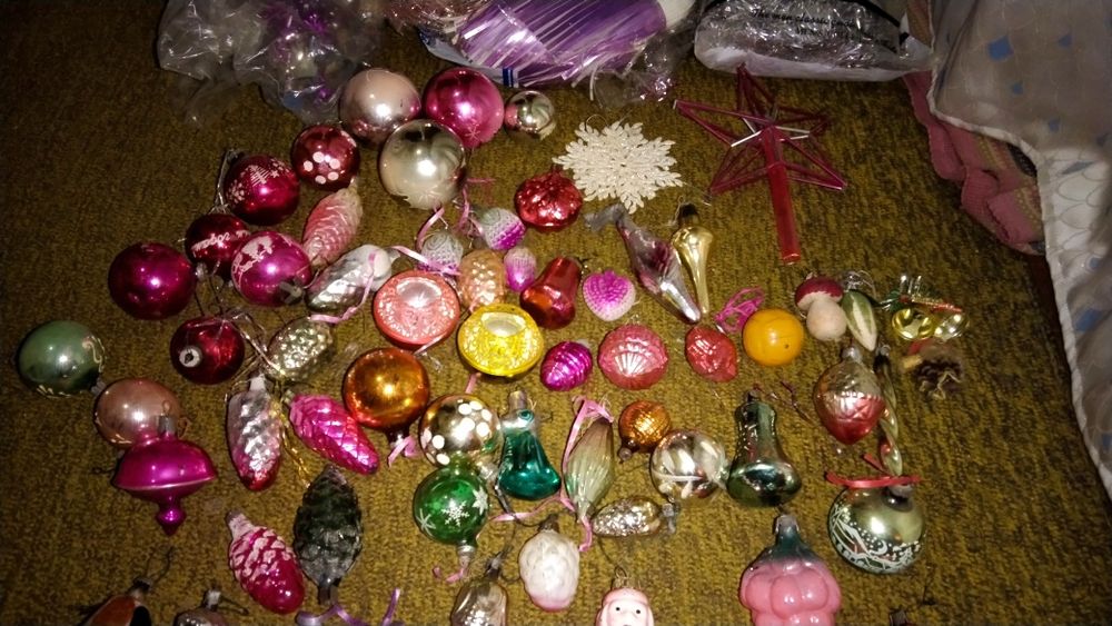 Ёлочные игрушки советские