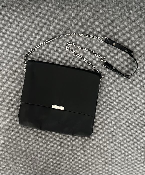 Дамска чанта Zara естествена кожа