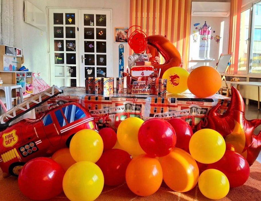 Балони за парти украса на тема Пожарна
