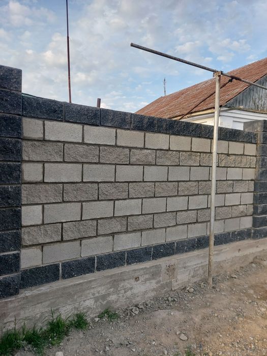 Кладка забор , термопанель