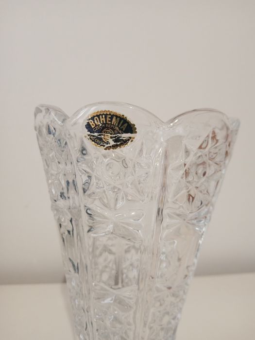 Vază cristal de Bohemia