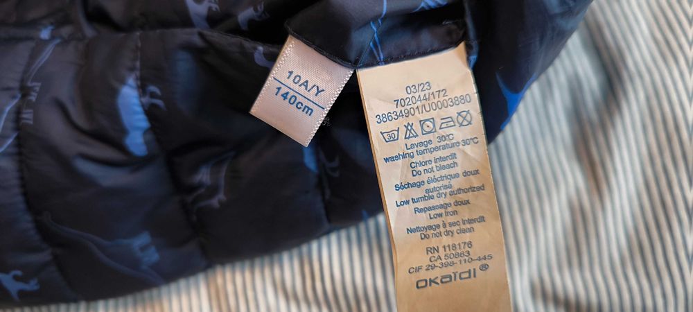 Детско зимно яке Okaidi-ръст 140см.