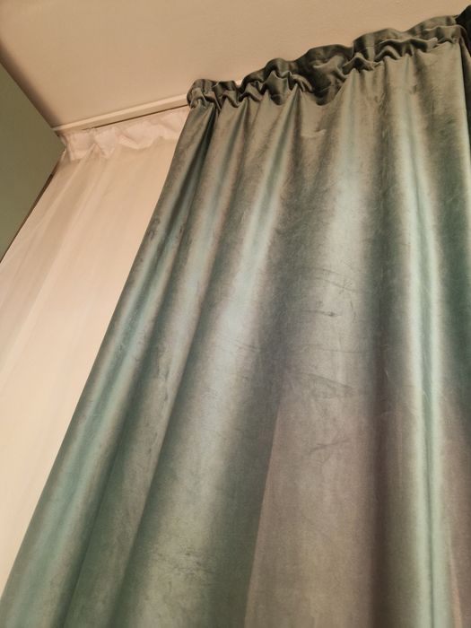 Set 2 draperii catifea