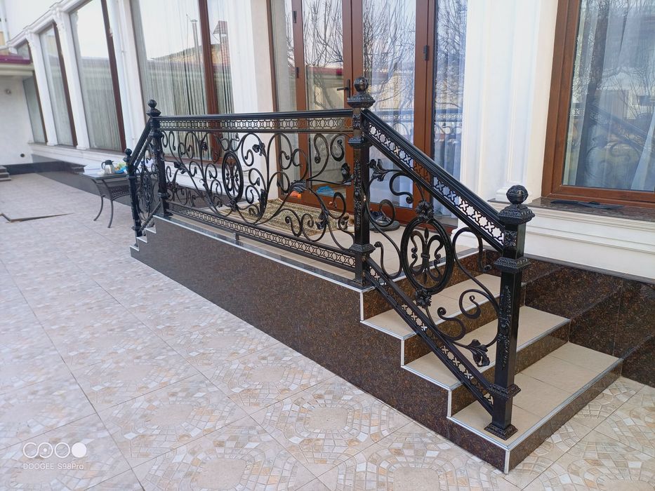 Кованые перила - лофт перила  +