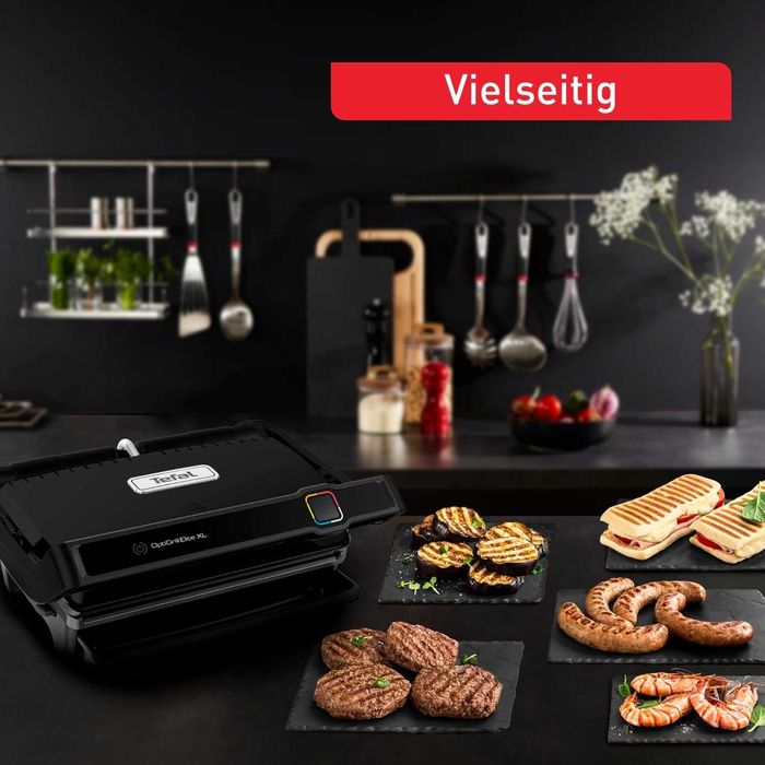 ПРОМО Нов 2г Гаранция Контактен Грил Tefal OptiGrill Elite XL GC760812