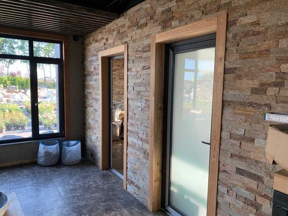 Облицовка отмостки натуральным камнем