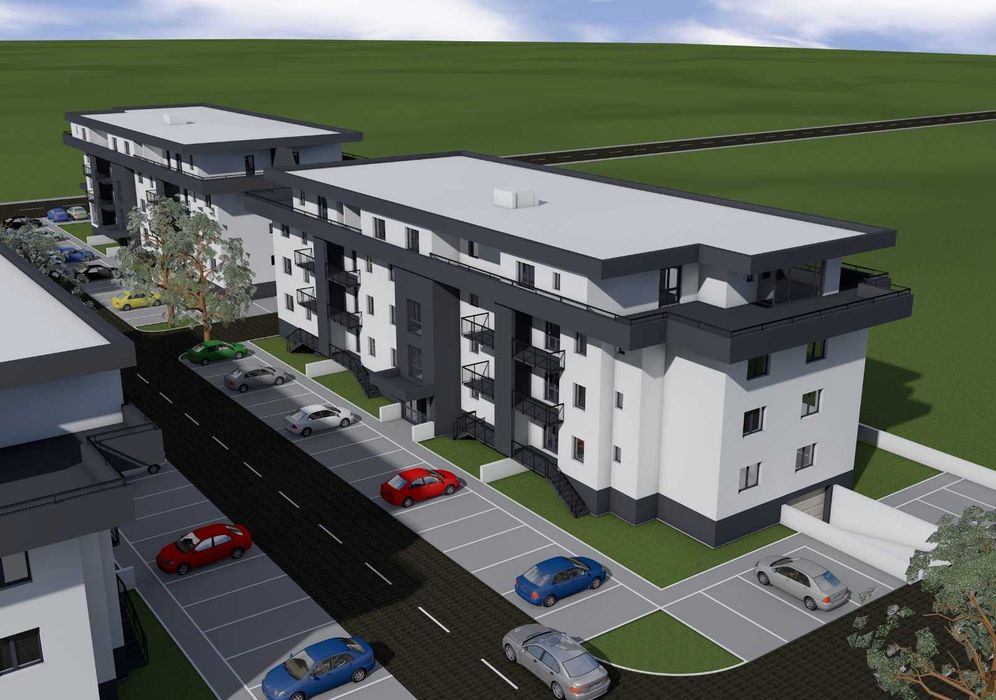 Apartamente cu 1/2/3/4  camere cu gradina/teras( rate la dezvoltator )