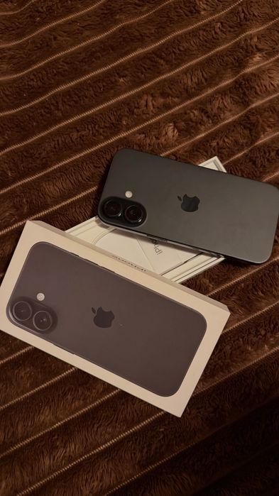 iPhone 16 256GB Black  – Отличен СЪСТОЯНИЕ ! 91% Батерия / Кутия