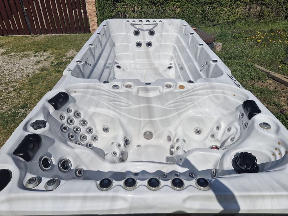 Piscina swim Spa 6M cu inot Contracurent si hidromasaj incalzitor