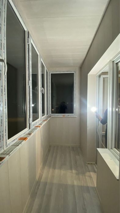 утепление и ремонт балкона