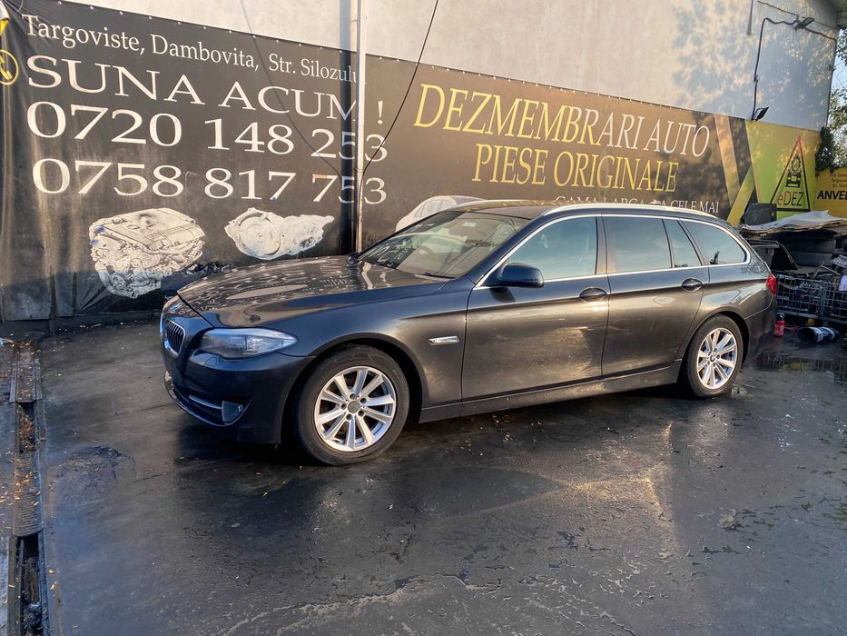 Dezmembrez BMW seria 5 F10/F11 520D/530D/N47D20O1/N57/usa/haion/faruri/interior/volan/jante/stopuri/faruri