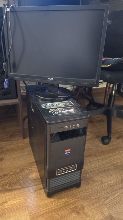 Компьютер комплект с монитором 19". i7, 20гб озу, hdd 500, 128 mb виде