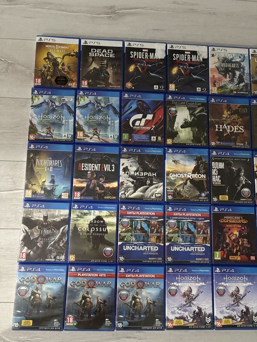 Продам игры на пс4 пс5