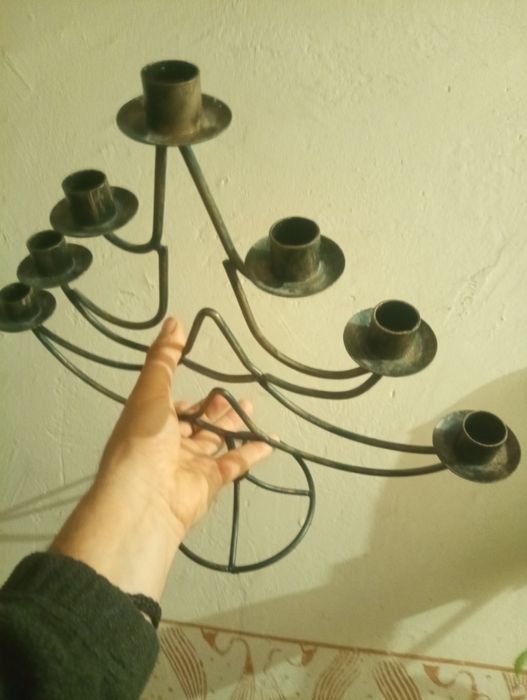 Suport lumânări vitange pentru masa de Crăciun