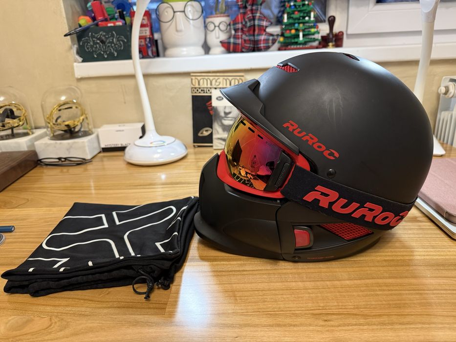 Casca Ski Ruroc RG1-DX Black Inferno