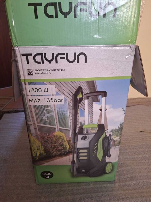Водоструйка TAYFUN 1800W / 135 bar – Чисто нова!