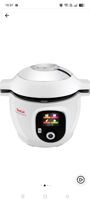 Multicooker inteligent cu gatire sub presiune Tefal Cook4me