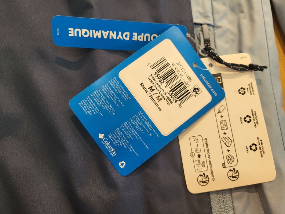 Geacă Columbia, mărime M, nouă, cu etichetă