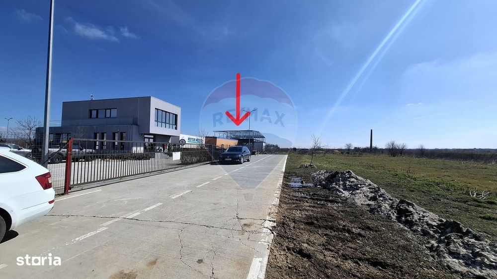 Teren intravilan 15.107mp | Include hală P+1|Utilitati pe teren|Glina