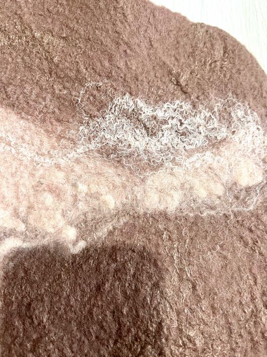 Esarfa unica din lana si matase naturala handmade NOUA