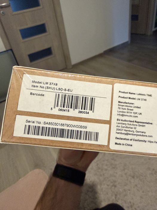 lametric time smart clock wifi led – ceas inteligent