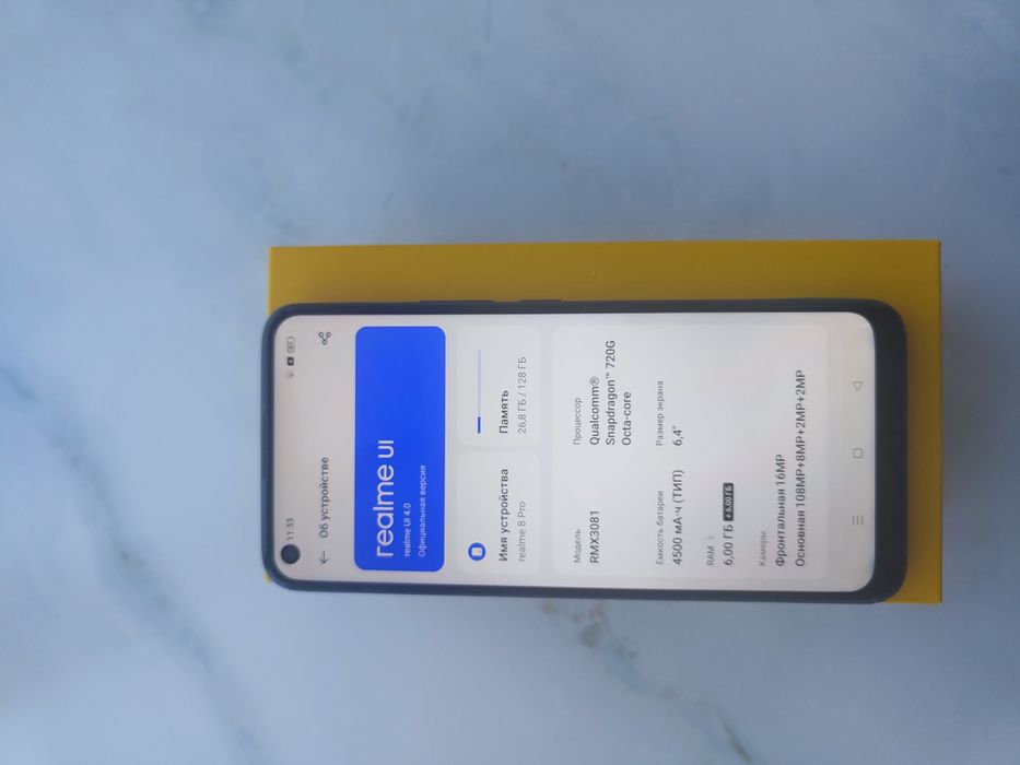 Realme 8 pro 6/128 gd