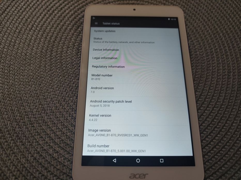 Таблет Acer Iconia One 8