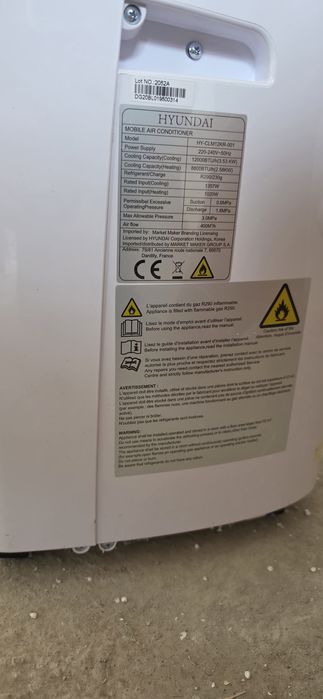 Aer conditionat mobil inverter Hyundai 12.000 BTU