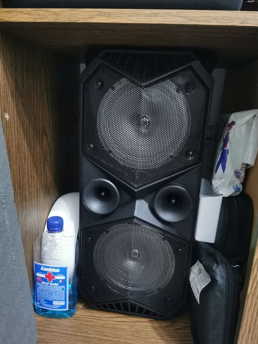 Mini amplificator cu 2 boxe