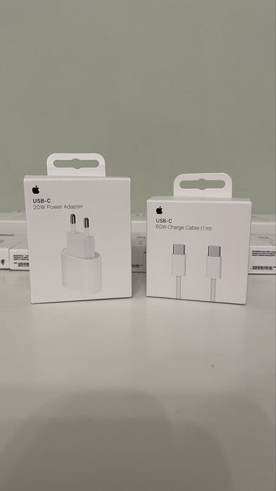 Быстрая зарядка 20W для iPhone (Блок + шнур в подарок)