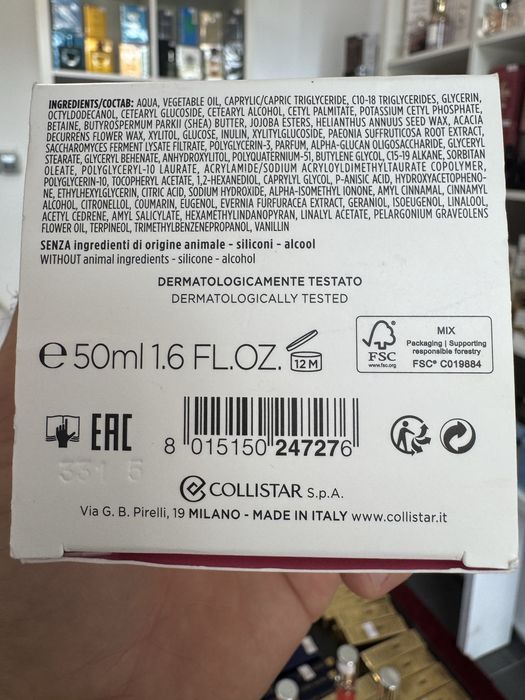 Collistar Idroattiva+ Deep Moisturizing Cream 50 ml – Cremă hidratantă