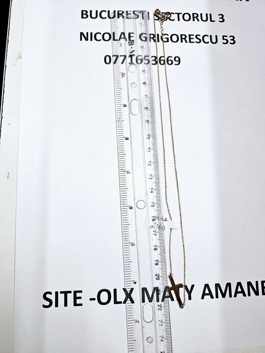 Vand lantisor din aur 14 k 2.16 g cod 458