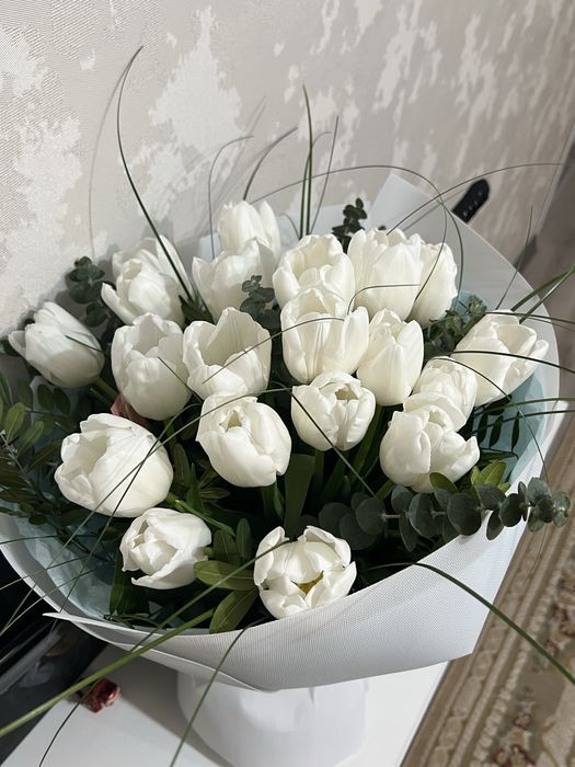Букет 21 тюльпан