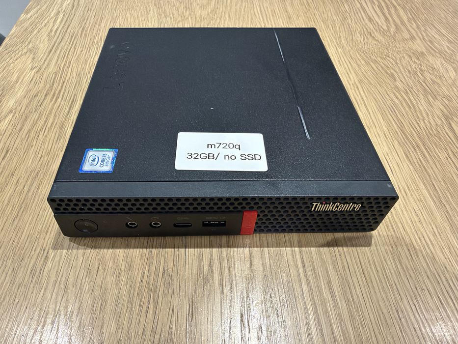 Lenovo ThinkCentre M720Q, Intel i5-8500T/ 32 GB de memorie DDR4 fara SSD