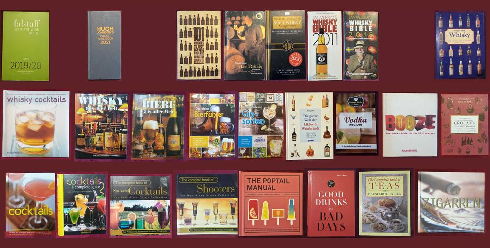 Вино, бира, уиски, алкохол, коктейли, пури - 25 книги
