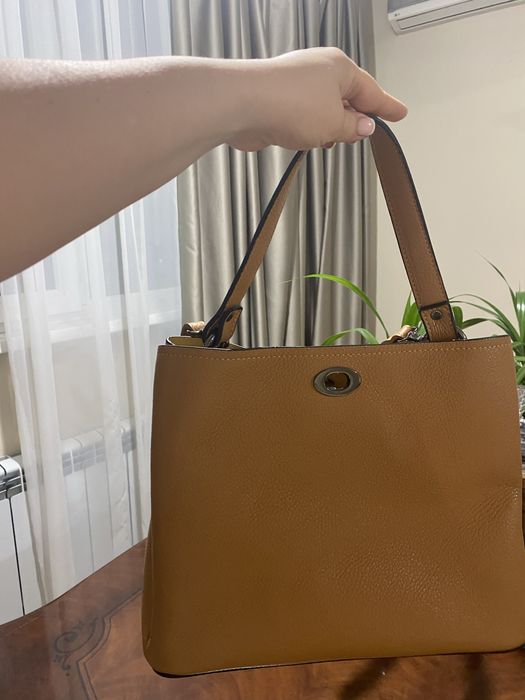 Кожанная итальянкая сумка