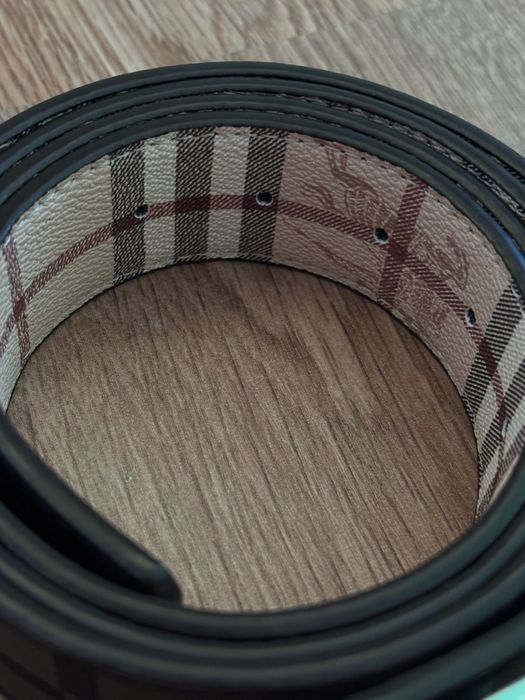 Men’s leather belt, double sided
