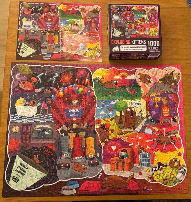 Пъзели - сглобявани и нови